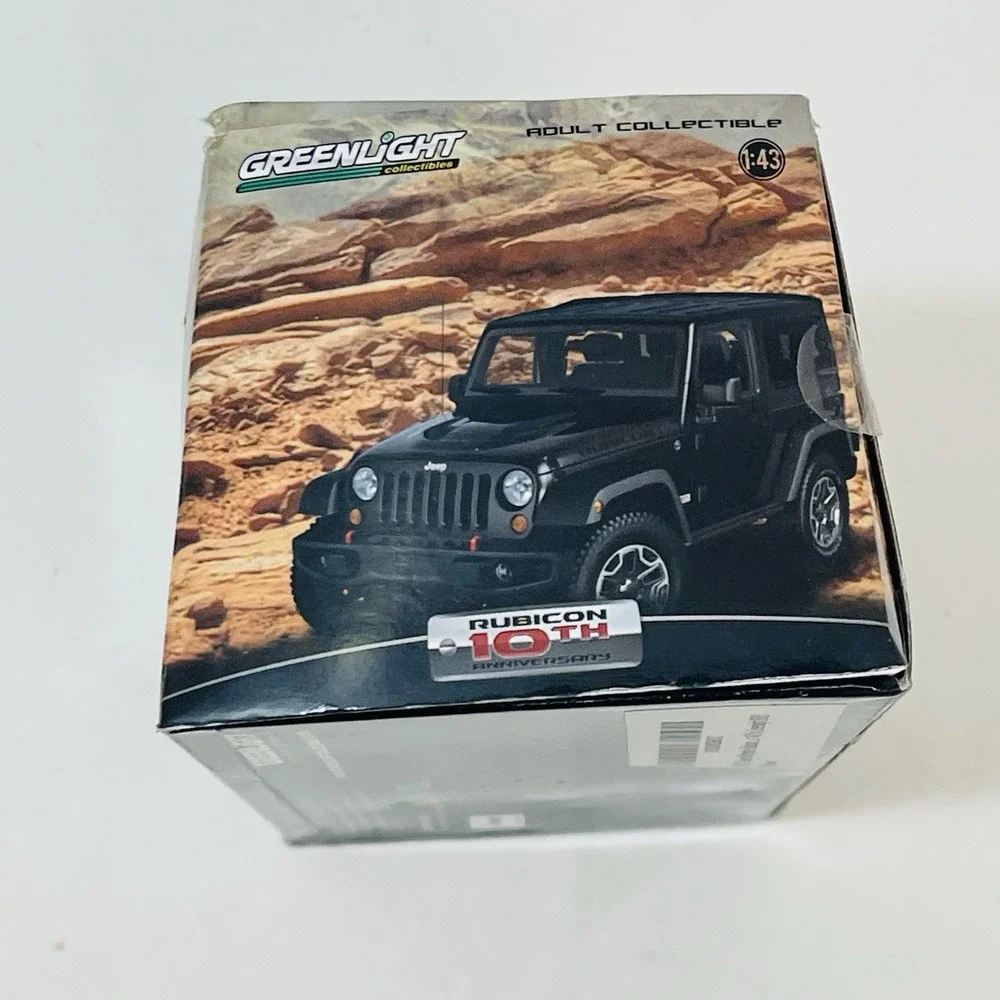 Greenlight 2013‎ Jeep Wrangler Rubicon 10th Anniversary, Black, 1:43